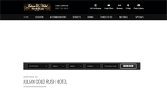 Desktop Screenshot of julianhotel.com
